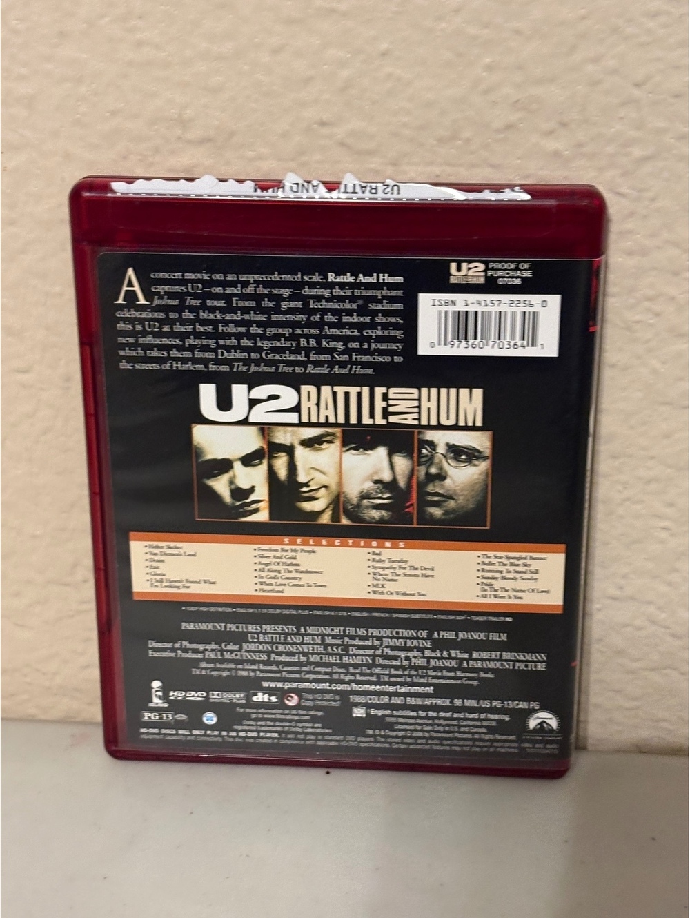 U2 Rattle and Hum HD DVD - Picture 2 of 3